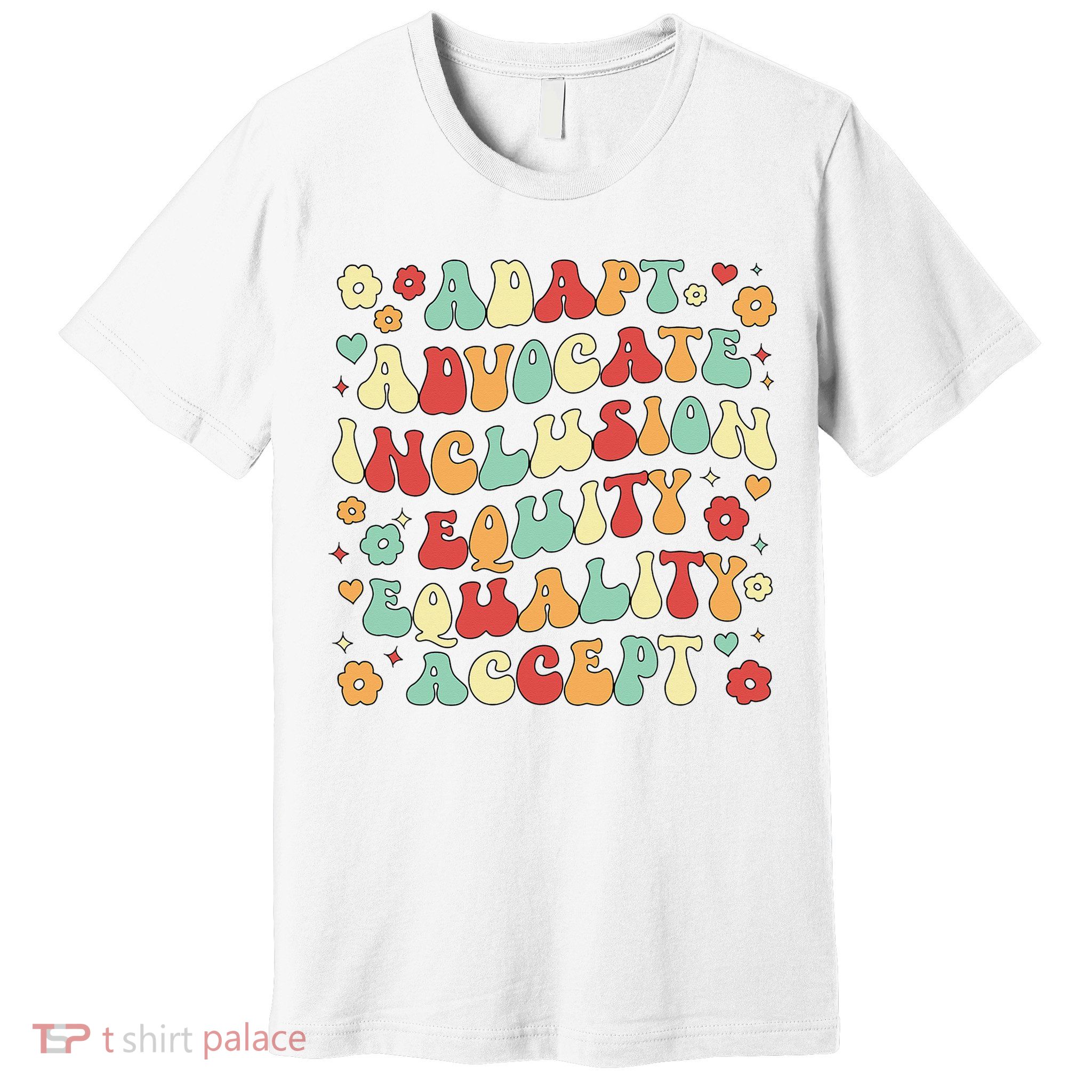 SPED Teacher Groovy Special Education Teacher  Premium T-Shirt