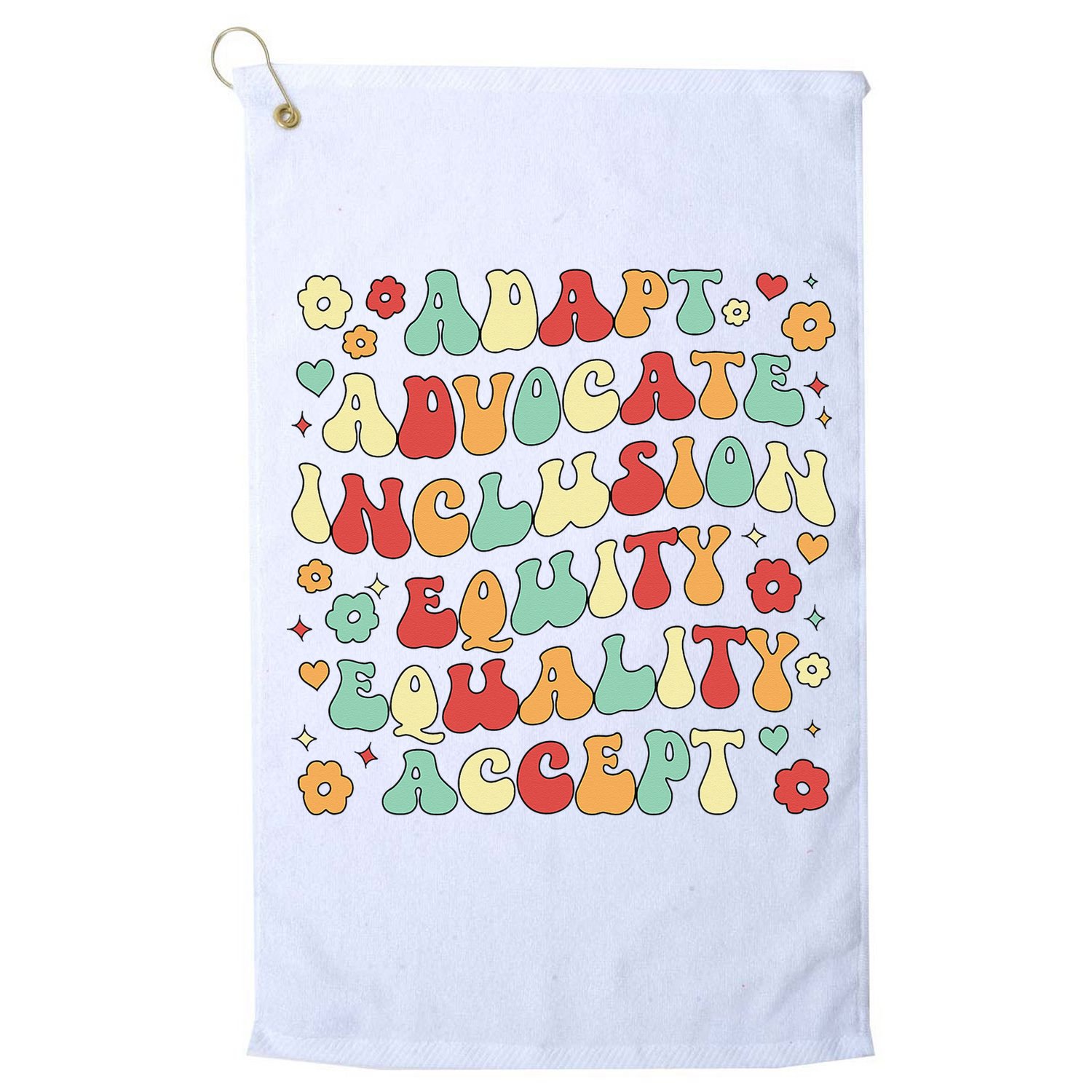 SPED Teacher Groovy Special Education Teacher  Golf Towel