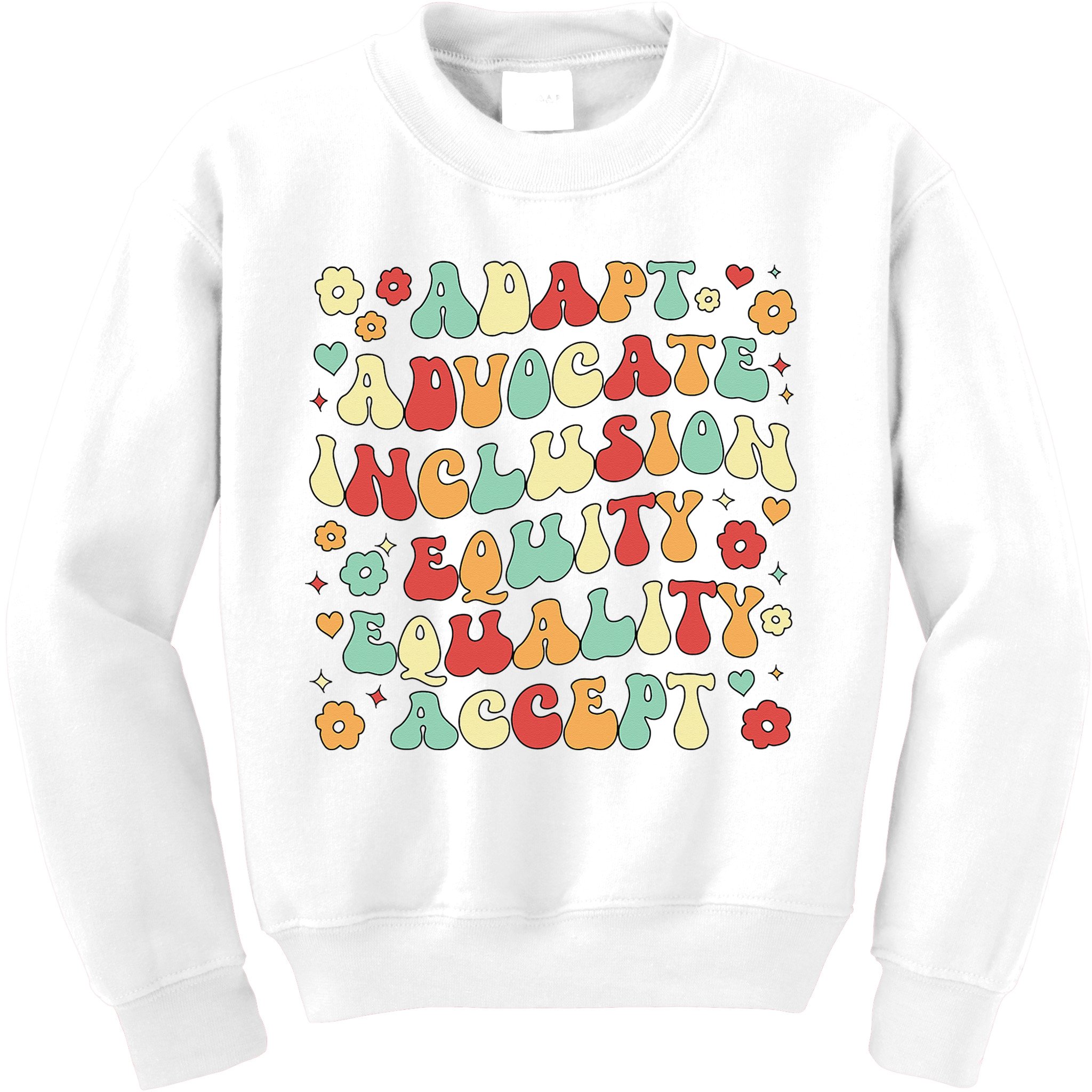SPED Teacher Groovy Special Education Teacher  Kids Sweatshirt