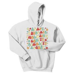 SPED Teacher Groovy Special Education Teacher  Kids Hoodie