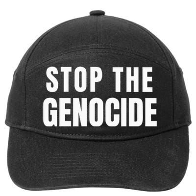 Stop The Genocide 7-Panel Snapback Hat