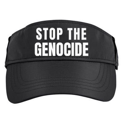 Stop The Genocide Adult Drive Performance Visor