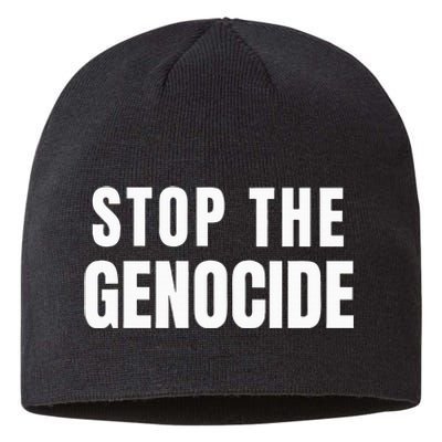 Stop The Genocide Sustainable Beanie