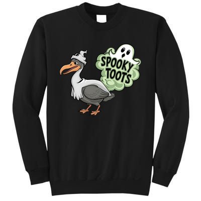 Spooky Toots Goose Ghost Funny Halloween Sweatshirt