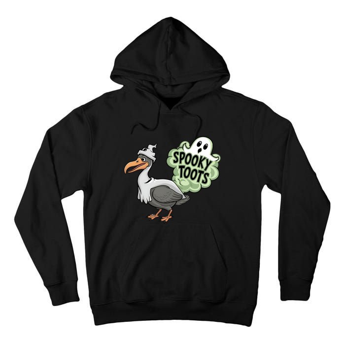 Spooky Toots Goose Ghost Funny Halloween Tall Hoodie