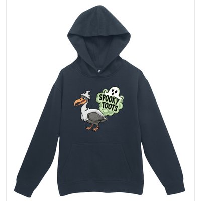 Spooky Toots Goose Ghost Funny Halloween Urban Pullover Hoodie