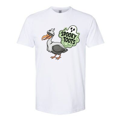 Spooky Toots Goose Ghost Funny Halloween Softstyle® CVC T-Shirt