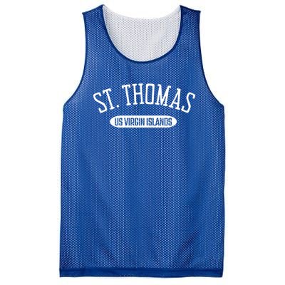 St Thomas Gift Classic Style St Thomas Us Virgin Islands Gift Mesh Reversible Basketball Jersey Tank