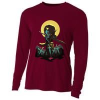 Sif The Great Grey Wolf Cooling Performance Long Sleeve Crew