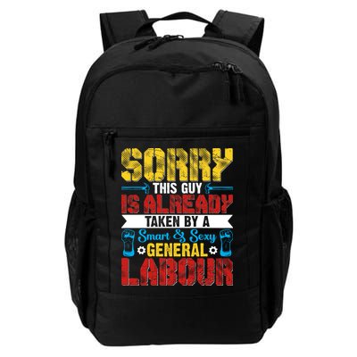 Sorry This Guy Smart & Sexy General Labour Labor Day Gift Backpack
