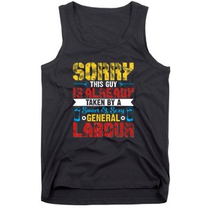 Sorry This Guy Smart & Sexy General Labour Labor Day Gift Tank Top