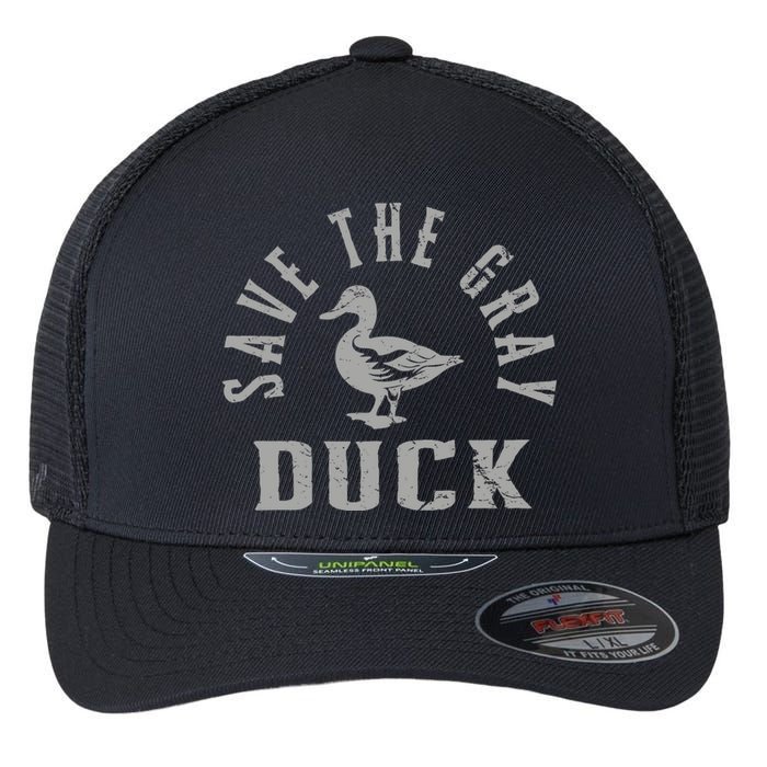 Save The Gray Duck. Simple Save The Gray Duck Design Flexfit Unipanel Trucker Cap