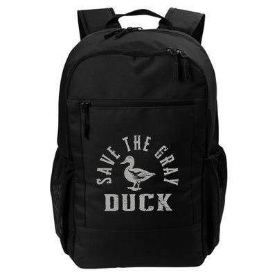 Save The Gray Duck. Simple Save The Gray Duck Design Daily Commute Backpack
