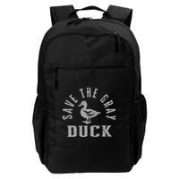 Save The Gray Duck. Simple Save The Gray Duck Design Daily Commute Backpack