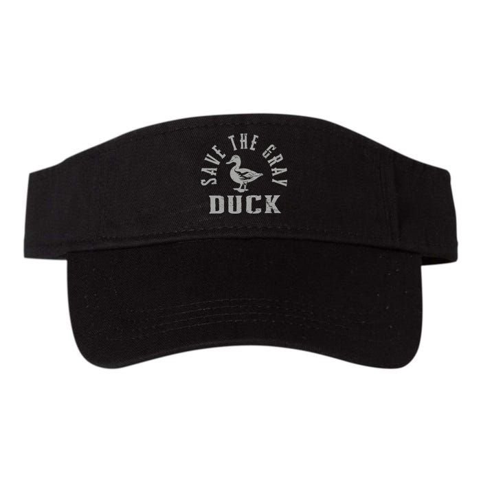 Save The Gray Duck. Simple Save The Gray Duck Design Valucap Bio-Washed Visor