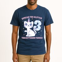 Spread The Glitter This Kitticorn Turned 3 Birthday Gift Tall T-Shirt