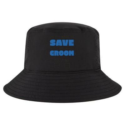 Save The Groom Funny Bachelor Cool Comfort Performance Bucket Hat