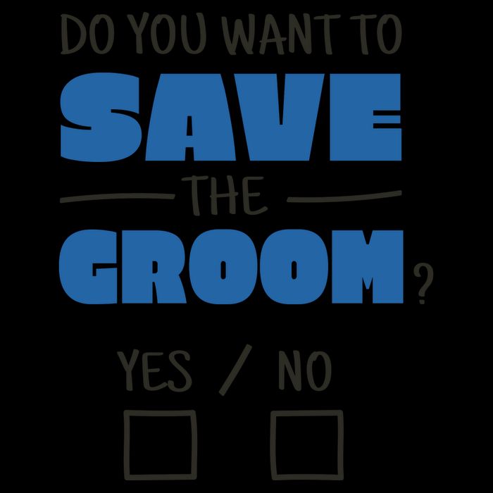 Save The Groom Funny Bachelor Impact Tech Backpack