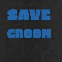 Save The Groom Funny Bachelor Adult Drive Performance Visor