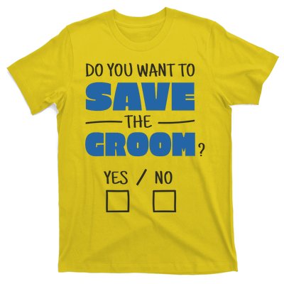 Save The Groom Funny Bachelor T-Shirt