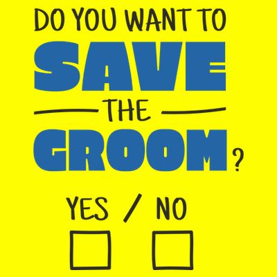 Save The Groom Funny Bachelor T-Shirt