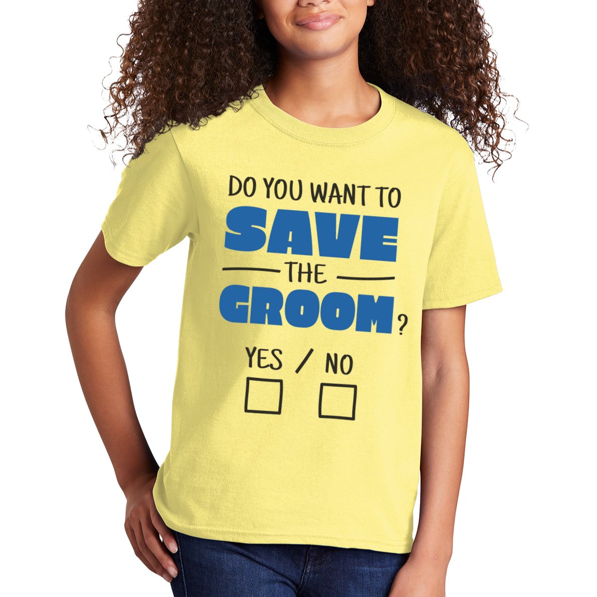Save The Groom Funny Bachelor Kids T-Shirt