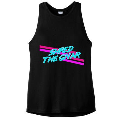 Shred The Gnar Ladies PosiCharge Tri-Blend Wicking Tank