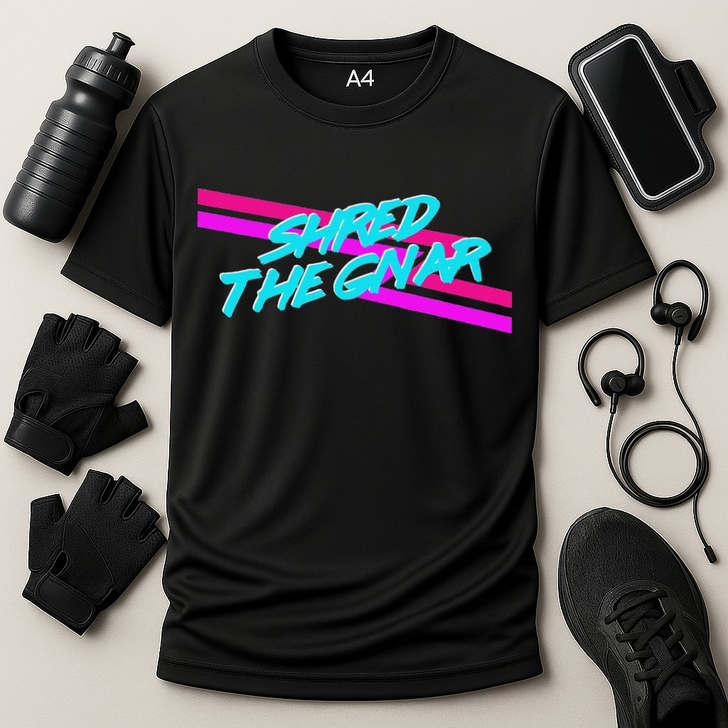 Shred The Gnar Cooling Performance Crew T-Shirt