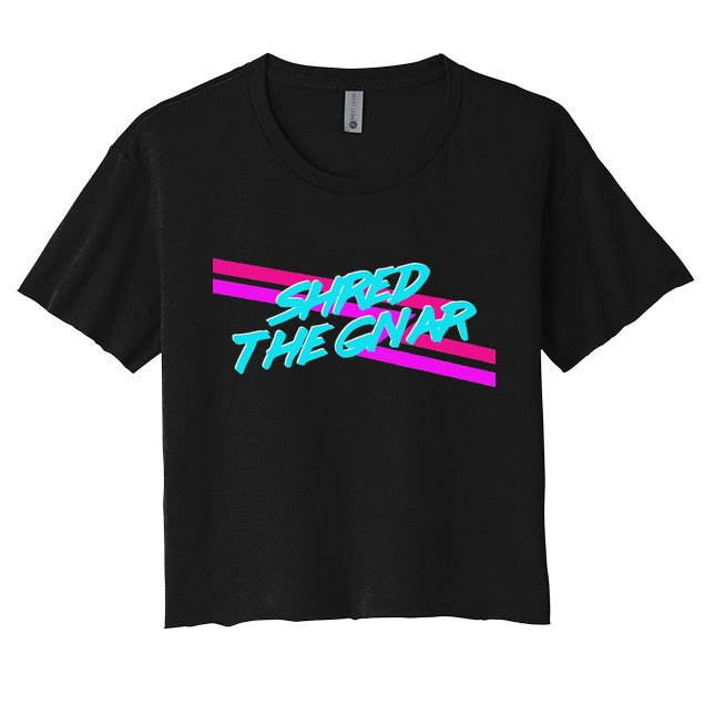 Shred The Gnar Crop Top
