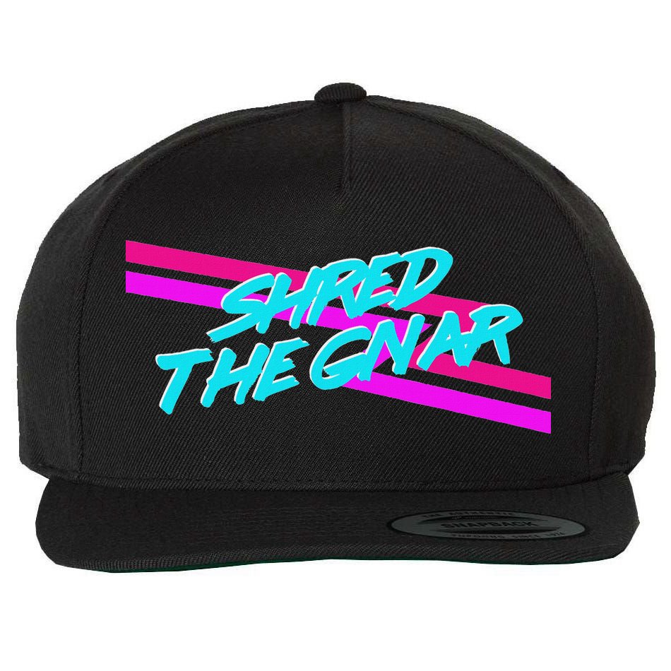 Shred The Gnar Wool Snapback Cap