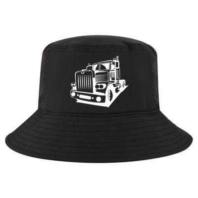 Semi Truck Gift For Truck Driver Cool Comfort Performance Bucket Hat