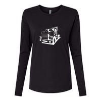 Semi Truck Gift For Truck Driver Womens Cotton Relaxed Long Sleeve T-Shirt