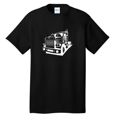 Semi Truck Gift For Truck Driver Tall T-Shirt