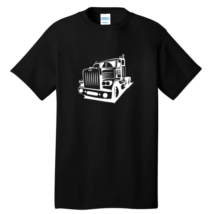 Semi Truck Gift For Truck Driver Tall T-Shirt