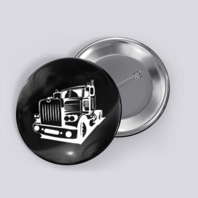 Semi Truck Gift For Truck Driver Button