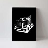 Semi Truck Gift For Truck Driver Canvas