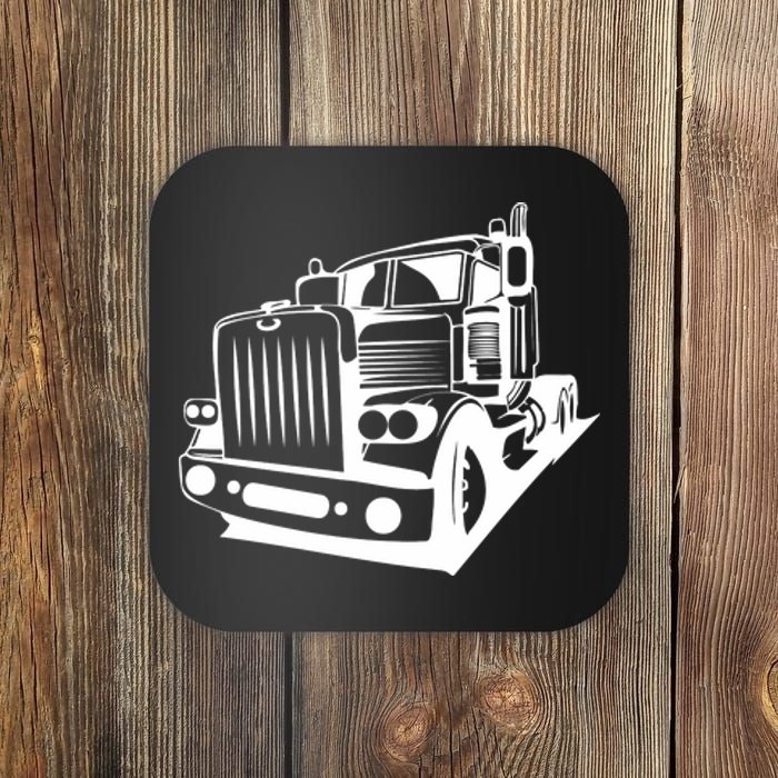 Semi Truck Gift For Truck Driver Coaster