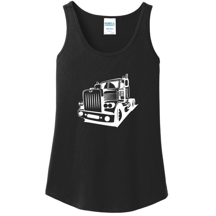 Semi Truck Gift For Truck Driver Ladies Essential Tank