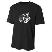 Semi Truck Gift For Truck Driver Performance Sprint T-Shirt