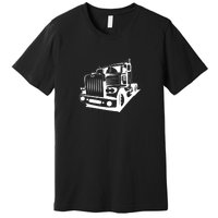 Semi Truck Gift For Truck Driver Premium T-Shirt