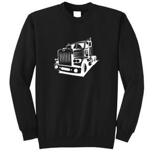 Semi Truck Gift For Truck Driver Tall Sweatshirt