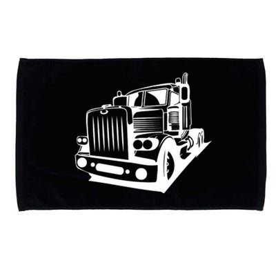 Semi Truck Gift For Truck Driver Microfiber Hand Towel