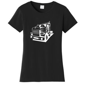 Semi Truck Gift For Truck Driver Women's T-Shirt