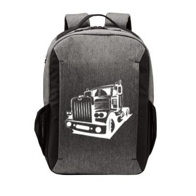 Semi Truck Gift For Truck Driver Vector Backpack