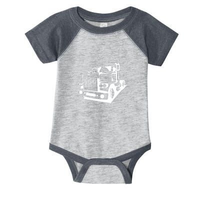 Semi Truck Gift For Truck Driver Infant Baby Jersey Bodysuit