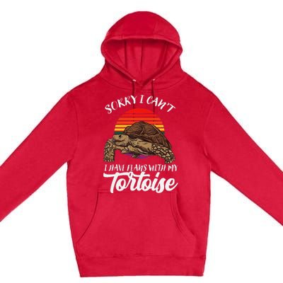 Sulcata Tortoise Gift I Love My African Spurred Tortoise Premium Pullover Hoodie