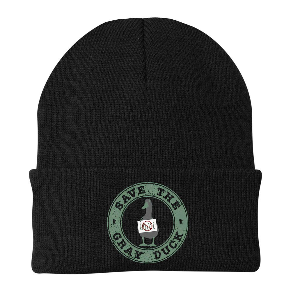 Save The Gray Duck Gift Beanie