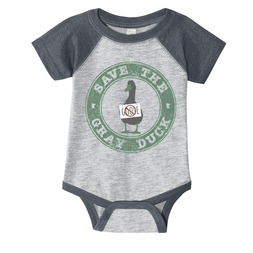 Save The Gray Duck Gift Infant Baby Jersey Bodysuit