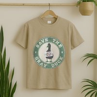 Save The Gray Duck Funny Save The Gray Duck Humor No Goose T-Shirt