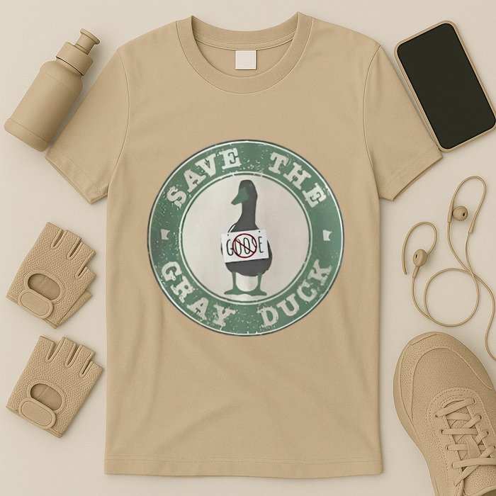 Save The Gray Duck Funny Save The Gray Duck Humor No Goose T-Shirt